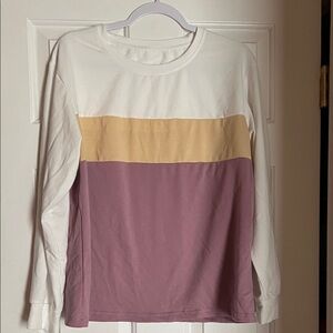 Colorblock Long Sleeve Top